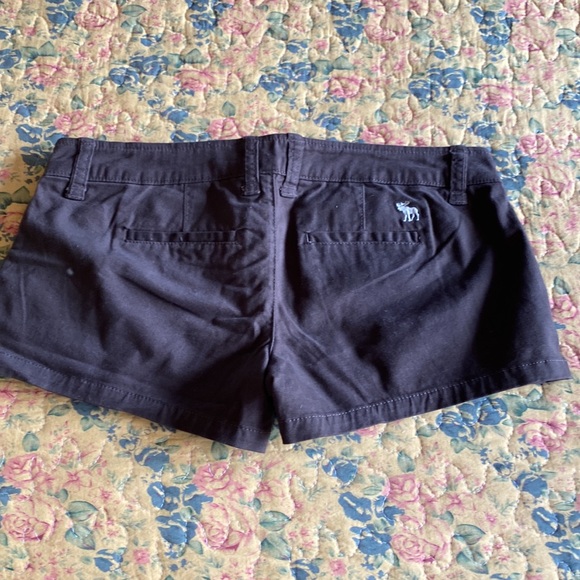 Abercrombie & Fitch Mini Shorts Womens Size 0 Retro Brown Beautiful - Picture 3 of 4